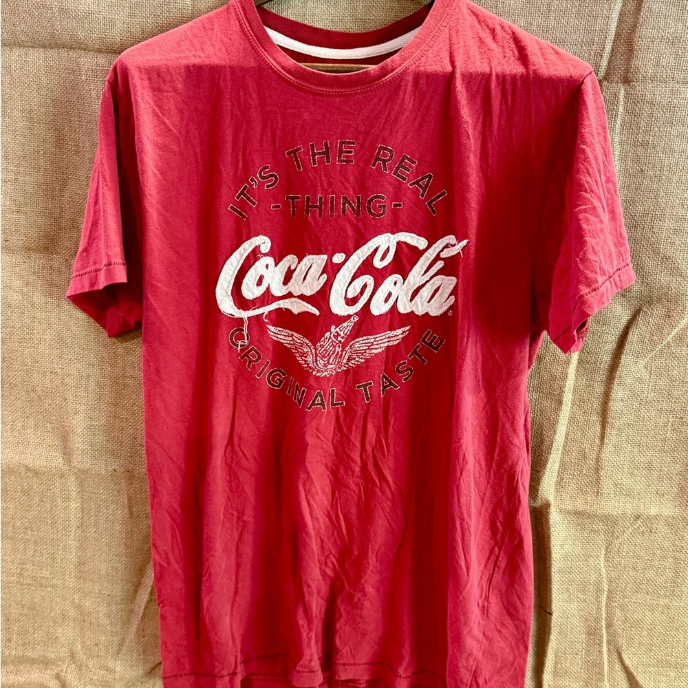 Coca Cola Red and White Short Sleeve Tee